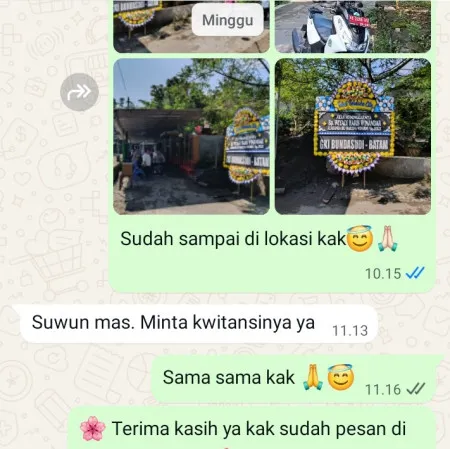 Pengiriman Papan Bunga Duka Lombang Juntinyuat