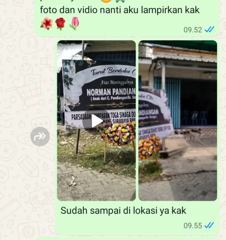 Pengiriman Karangan Bunga Lombang Juntinyuat