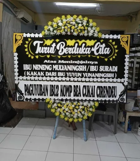 Papan Bunga Duka Lombang Juntinyuat
